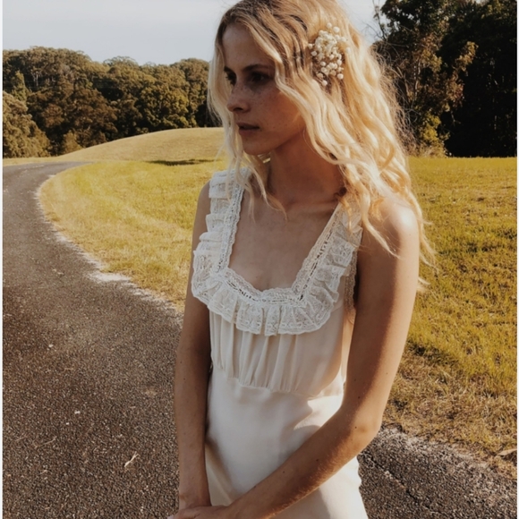 Doen Valencia Silk Dress Size L - Picture 1 of 11